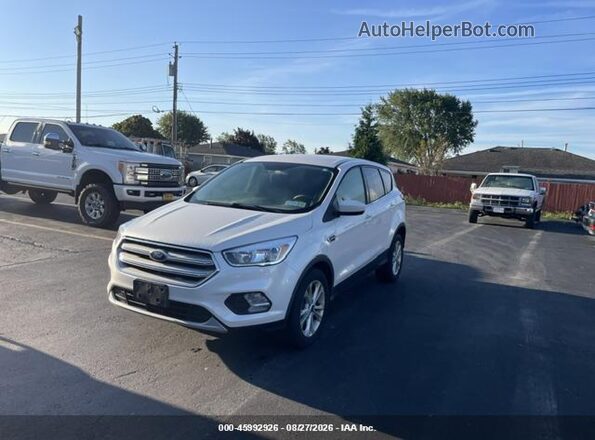 1FMCU9GD2KUA66779 2019 FORD ESCAPE White Առջևի ձախ երեք քառորդ տեսարան