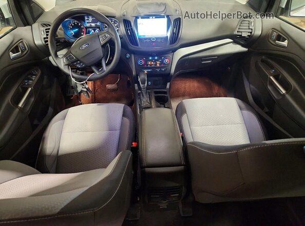 1FMCU9GD2KUB10358 2019 FORD ESCAPE White Widok deski rozdzielczej