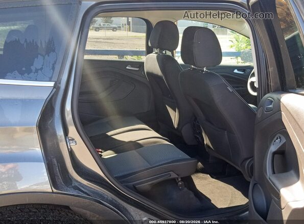 1FMCU9GD3HUA41351 2017 FORD ESCAPE Gray Rear seats view