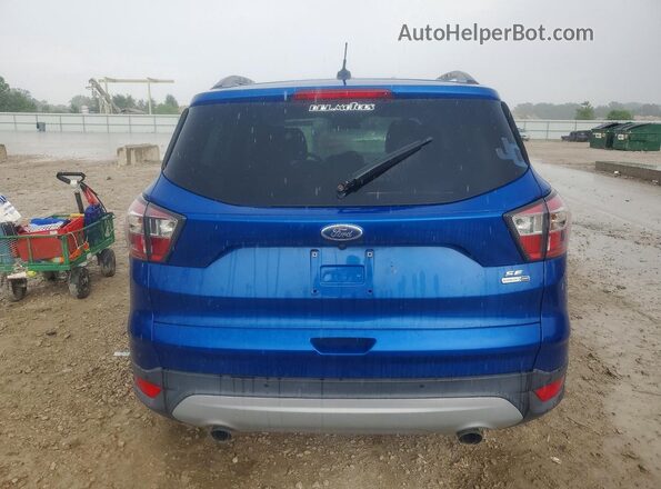 1FMCU9GD3HUB00348 2017 FORD ESCAPE Blue უკანა ხედი
