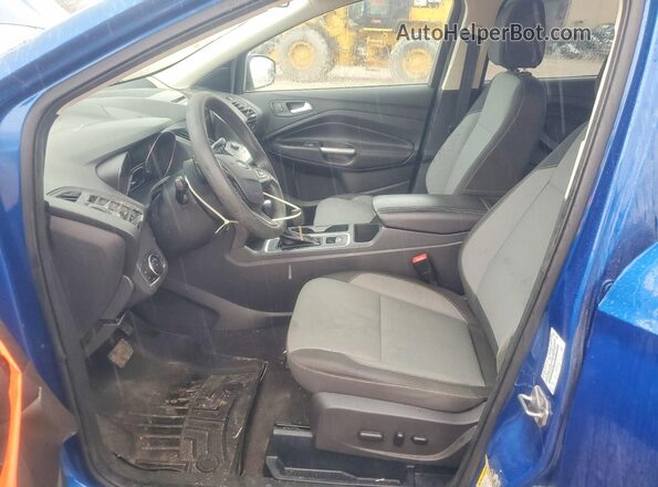 1FMCU9GD3HUB00348 2017 FORD ESCAPE Blue წინა სალონის ხედი
