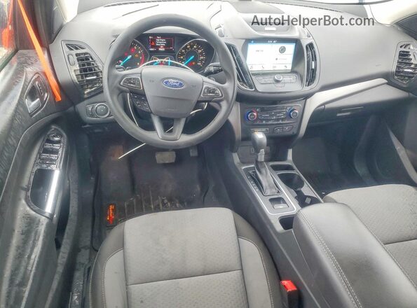 1FMCU9GD3HUB00348 2017 FORD ESCAPE Blue წინა პანელის ხედი