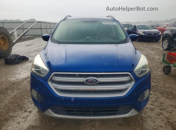1FMCU9GD3HUB00348 2017 FORD ESCAPE Blue წინა ხედი