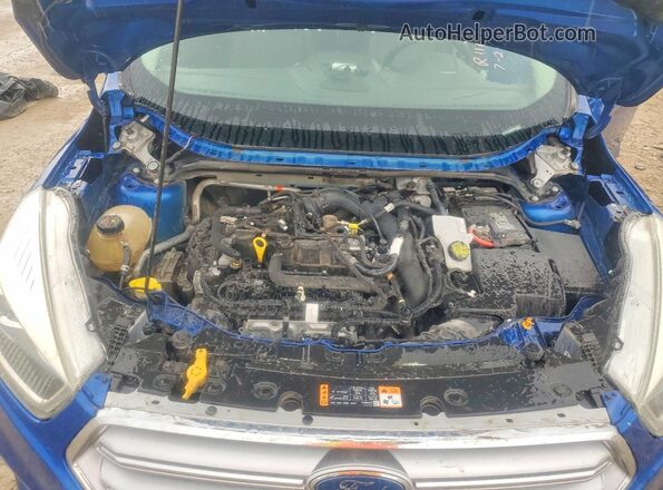 1FMCU9GD3HUB00348 2017 FORD ESCAPE Blue უკანა სალონის ხედი