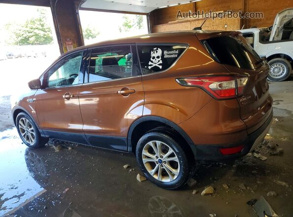 1FMCU9GD3HUB48576 2017 FORD ESCAPE Orange Trasero izquierdo
