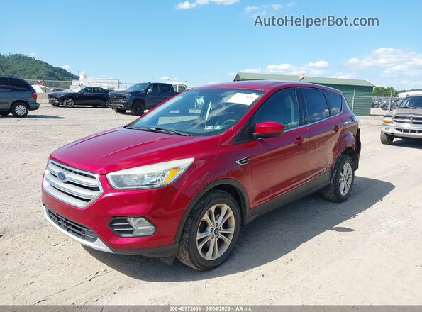 1FMCU9GD3HUD06415 2017 FORD ESCAPE Красный Передняя левая четверть