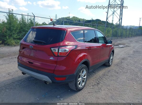 1FMCU9GD3HUD06415 2017 FORD ESCAPE Красный Задняя правая четверть