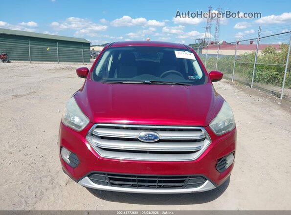 1FMCU9GD3HUD06415 2017 FORD ESCAPE Красный Вид щитка приборов