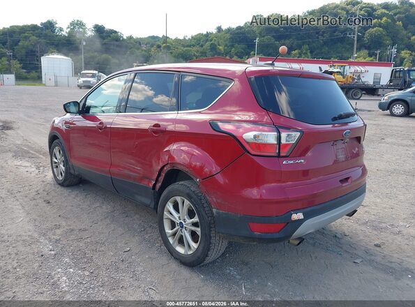 1FMCU9GD3HUD06415 2017 FORD ESCAPE Красный Задняя левая четверть