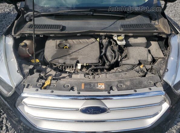 1FMCU9GD3JUA12423 2018 FORD ESCAPE Black Շարժիչի բաժամունքի տեսք