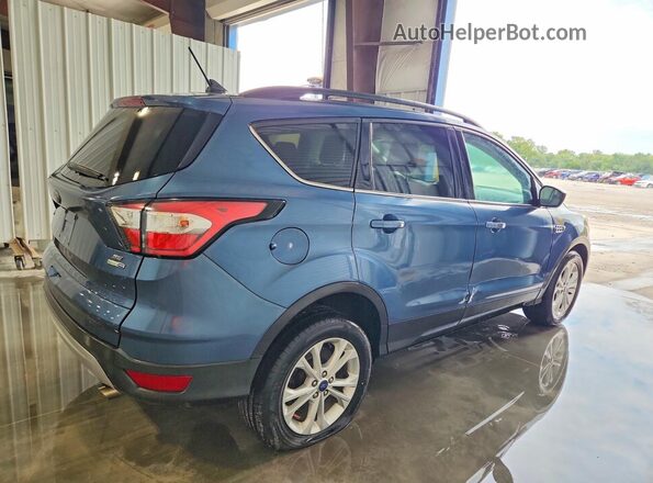 1FMCU9GD3JUA87736 2018 FORD ESCAPE Blue Trasero derecho
