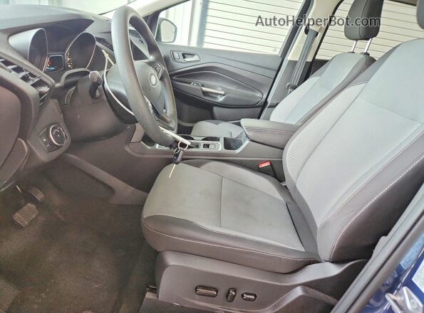 1FMCU9GD3JUA87736 2018 FORD ESCAPE Blue Vista interior delantera