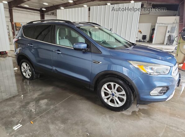 1FMCU9GD3JUA87736 2018 FORD ESCAPE Blue Vista interior de 360 grados