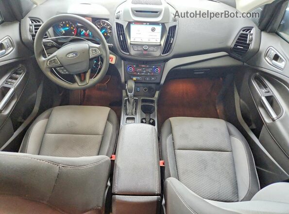 1FMCU9GD3JUA87736 2018 FORD ESCAPE Blue Vista del salpicadero