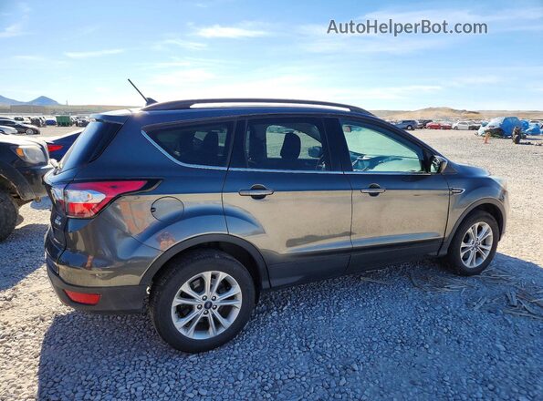 1FMCU9GD3JUA99479 2018 FORD ESCAPE Серый Задняя правая четверть