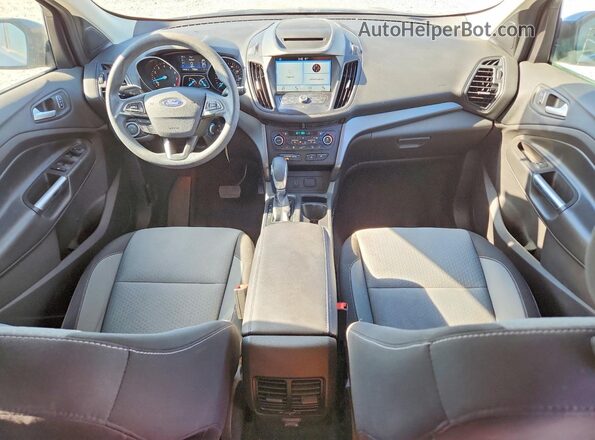 1FMCU9GD3JUA99479 2018 FORD ESCAPE Серый Вид панели приборов