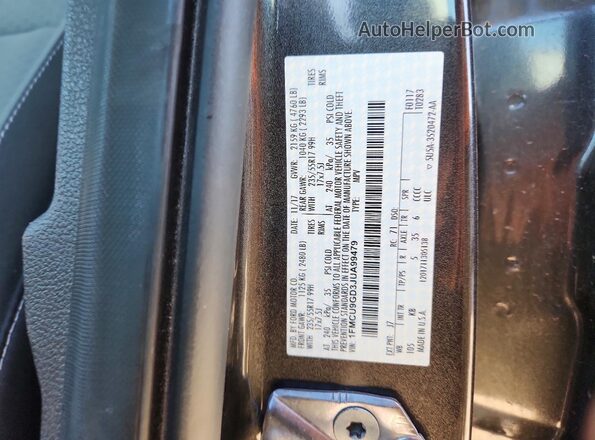 1FMCU9GD3JUA99479 2018 FORD ESCAPE Серый Вид подкапотного пространства