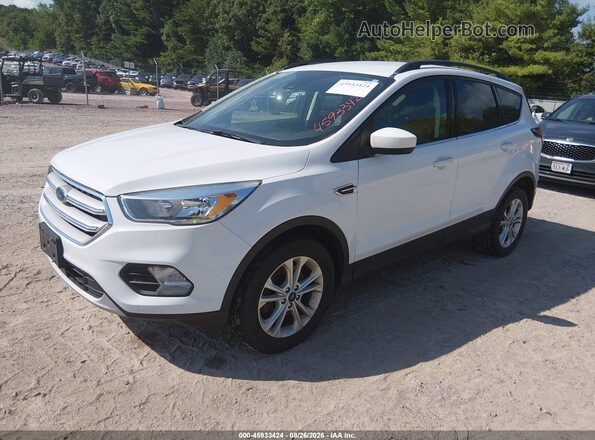 1FMCU9GD3JUC28711 2018 FORD ESCAPE White Przód lewy