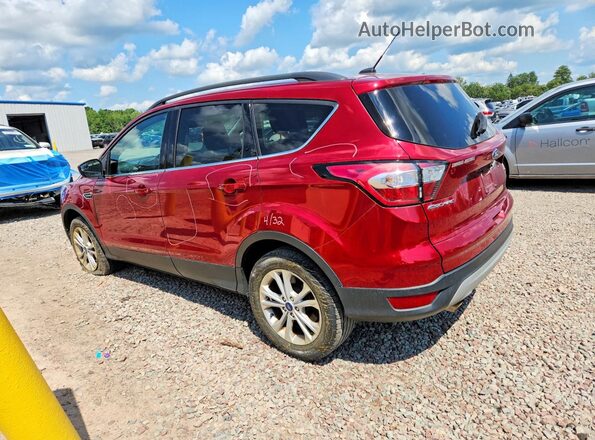 1FMCU9GD3JUC43967 2018 FORD ESCAPE Red Rear left
