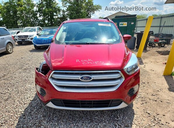 1FMCU9GD3JUC43967 2018 FORD ESCAPE Red Front view