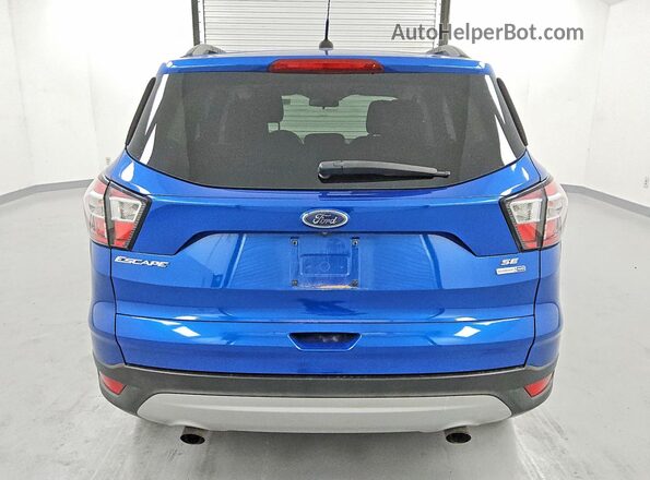 1FMCU9GD3JUD35144 2018 FORD ESCAPE Blue Widok z tyłu