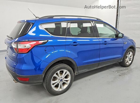 1FMCU9GD3JUD35144 2018 FORD ESCAPE Blue Tył prawy