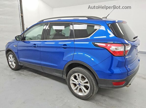 1FMCU9GD3JUD35144 2018 FORD ESCAPE Blue Tył lewy