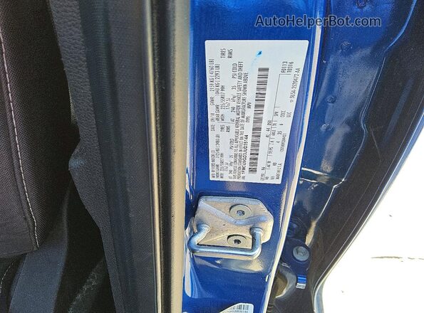 1FMCU9GD3JUD35144 2018 FORD ESCAPE Blue Widok naklejki z numerem VIN