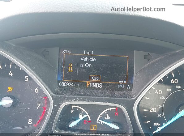 1FMCU9GD3JUD61257 2018 FORD ESCAPE Silver Widok tylnych siedzeń