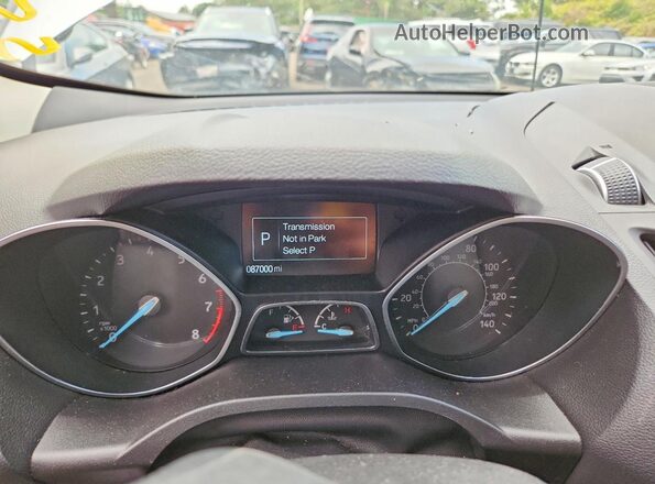 1FMCU9GD3KUA07532 2019 FORD ESCAPE Серебряный Вид щитка приборов