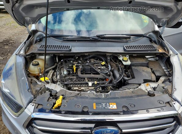 1FMCU9GD3KUA07532 2019 FORD ESCAPE Серебряный Вид подкапотного пространства
