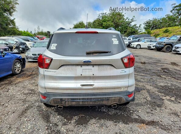 1FMCU9GD3KUA07532 2019 FORD ESCAPE Серебряный Вид сзади