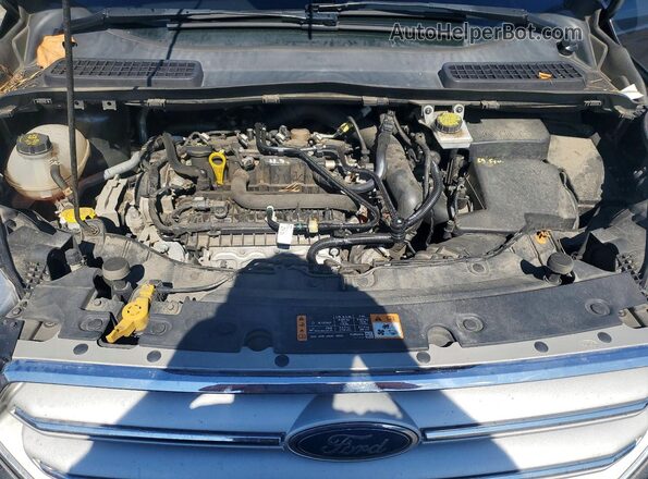 1FMCU9GD3KUA73871 2019 FORD ESCAPE Gray Widok komory silnika