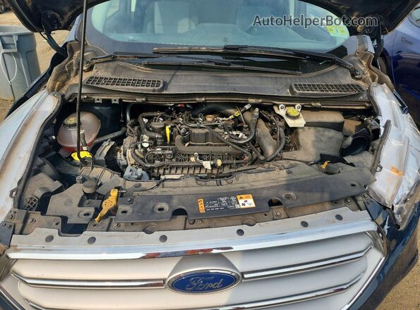 1FMCU9GD3KUB73923 2019 FORD ESCAPE Gray ძრავის განყოფილების ხედი