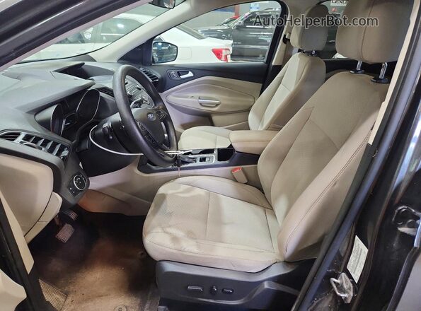 1FMCU9GD4HUA17897 2017 FORD ESCAPE Gray წინა სალონის ხედი