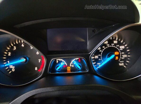 1FMCU9GD4HUA17897 2017 FORD ESCAPE Gray ხელსაწყოთა პანელის ხედი