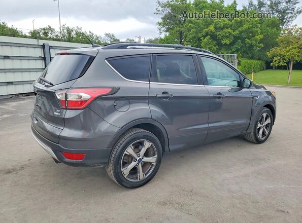 1FMCU9GD4HUB23850 2017 FORD ESCAPE Серый Задняя правая четверть