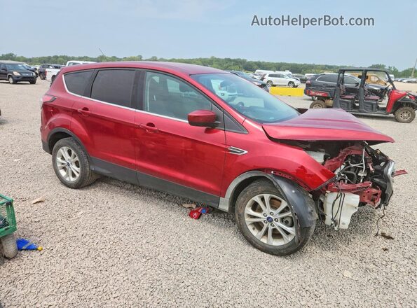 1FMCU9GD4HUB25789 2017 FORD ESCAPE Красный Передняя правая четверть