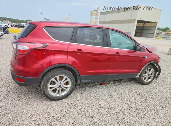 1FMCU9GD4HUB25789 2017 FORD ESCAPE Красный Задняя правая четверть