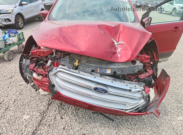 1FMCU9GD4HUB25789 2017 FORD ESCAPE Красный Вид подкапотного пространства