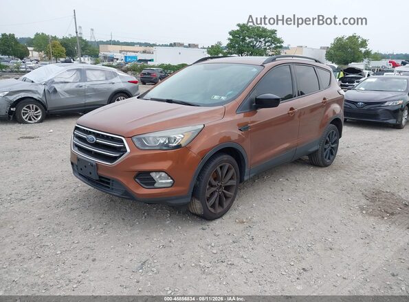 1FMCU9GD4HUB55875 2017 FORD ESCAPE Orange Передня ліва чверть
