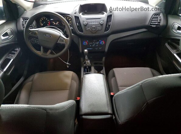 1FMCU9GD4HUC08624 2017 FORD ESCAPE Black Widok deski rozdzielczej