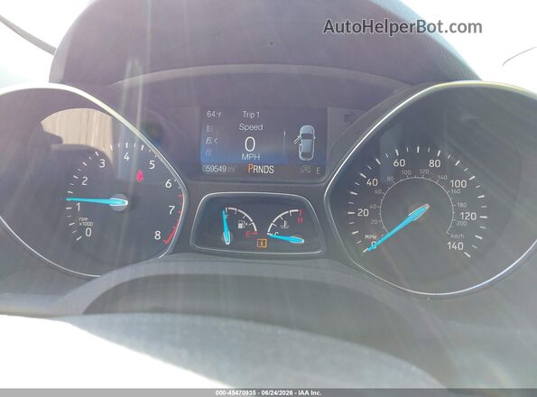 1FMCU9GD4HUE18527 2017 FORD ESCAPE White Widok tylnych siedzeń