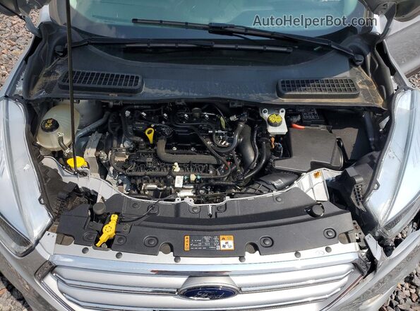 1FMCU9GD4HUF04212 2017 FORD ESCAPE Silver Вид підкапотного простору