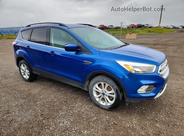 1FMCU9GD4JUA26007 2018 FORD ESCAPE Blue წინა მარჯვენა