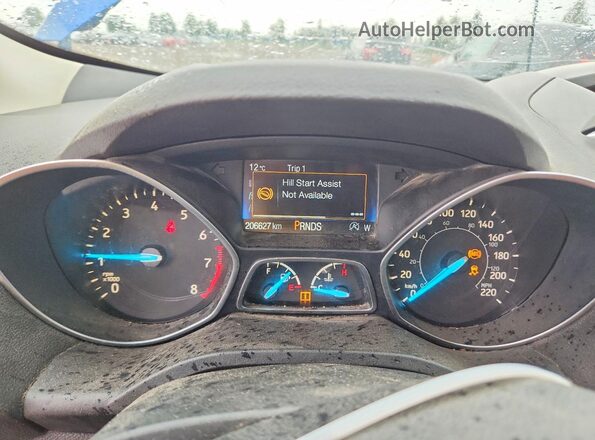 1FMCU9GD4JUA26007 2018 FORD ESCAPE Blue ხელსაწყოთა პანელის ხედი