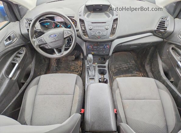 1FMCU9GD4JUA26007 2018 FORD ESCAPE Blue წინა პანელის ხედი