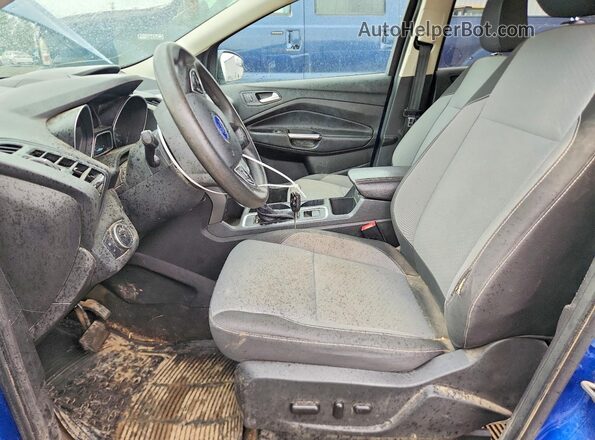 1FMCU9GD4JUA26007 2018 FORD ESCAPE Blue წინა სალონის ხედი