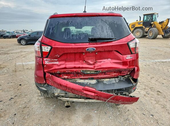 1FMCU9GD4JUB25751 2018 FORD ESCAPE Красный Вид сзади