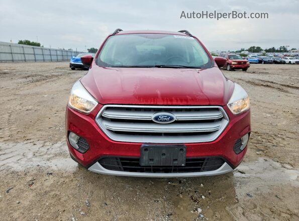 1FMCU9GD4JUB25751 2018 FORD ESCAPE Красный Вид спереди